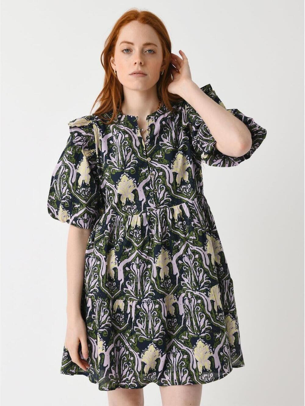 CLEOBELLA Women's Camden Mini Dress Multicolor Size S EUC